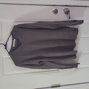 Women's, brown, washable wool shirt, size L